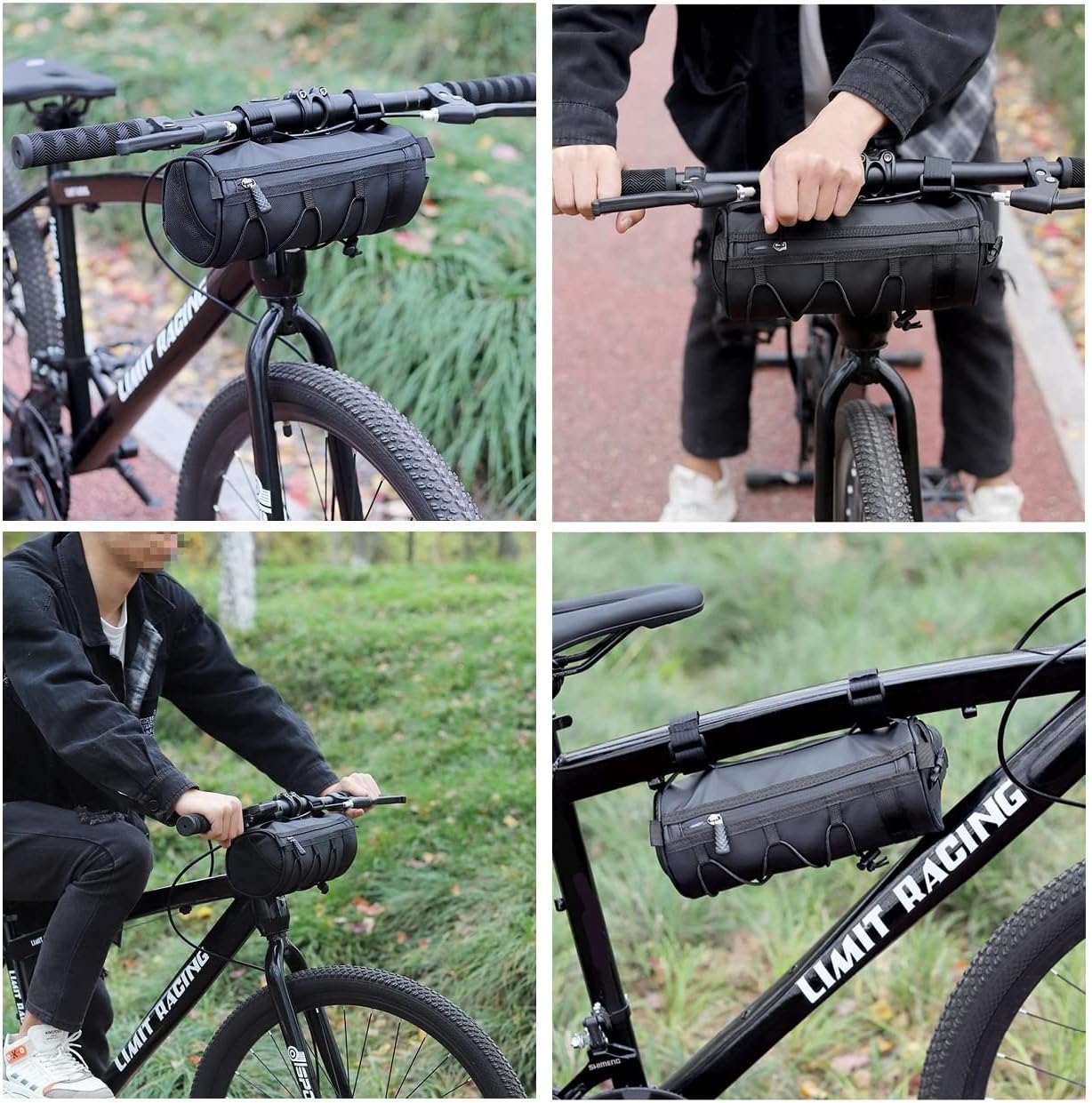 Fahrradtasche Lenkertasche mit Schultergurt - Wasserfest