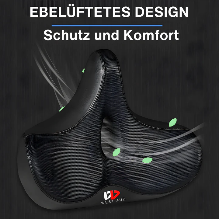 Fahrradsattel Komfort - Extra Breit & Bequem