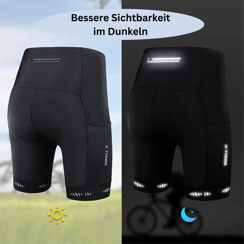 Herren Radlerhose – Atmungsaktiv & Gepolstert