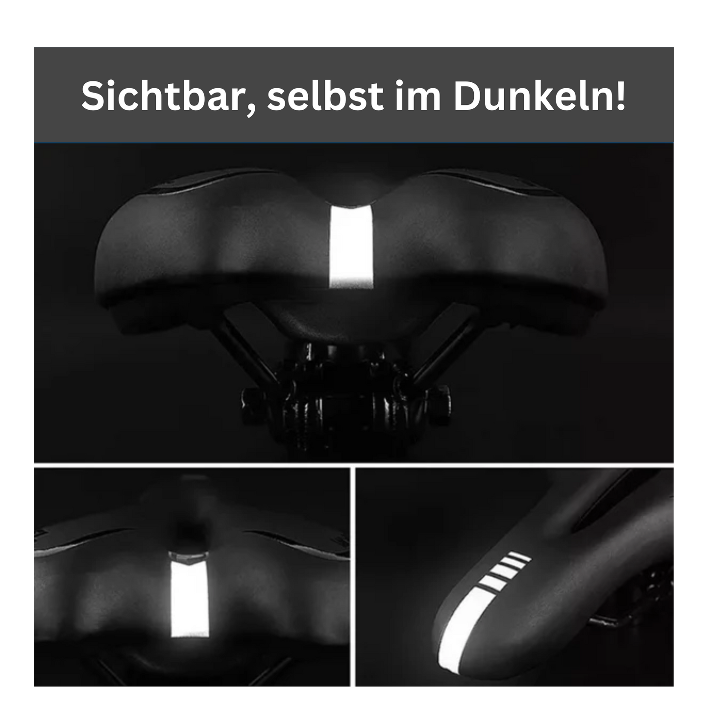 Fahrradsattel Sport Gel - Atmungsaktiv & Bequem