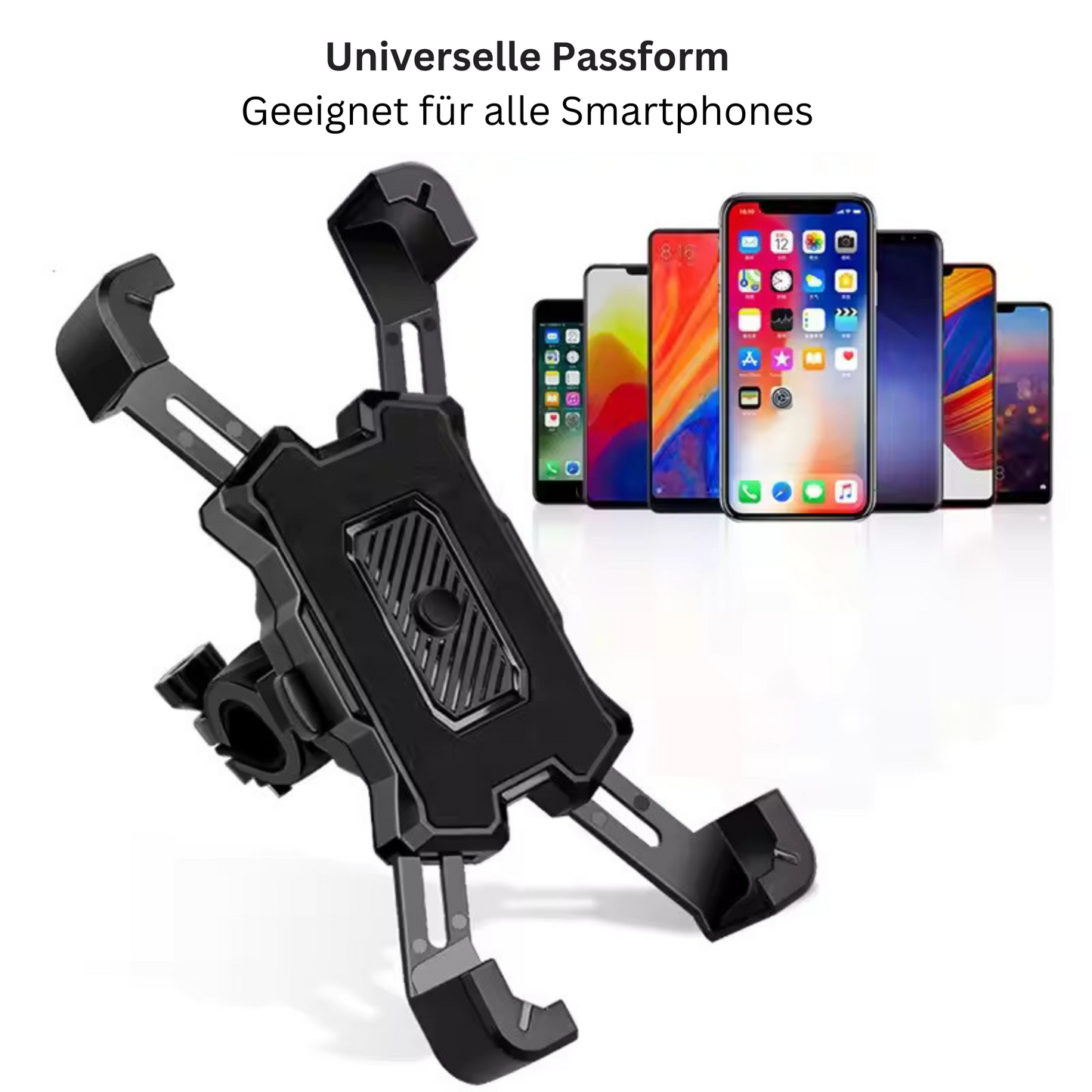 Handyhalterung für alle Smartphones 360° Drehbar - Einfache Montage & fester Halt